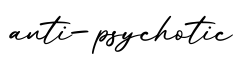 单词anti-psychotic书写