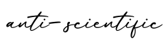 单词anti-scientific书写