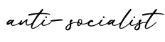 单词anti-socialist书写