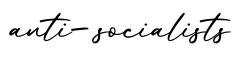 单词anti-socialists书写