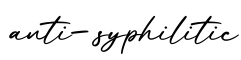 单词anti-syphilitic书写