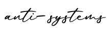 单词anti-systems书写