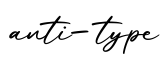 单词anti-type书写