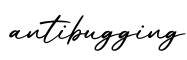 单词antibugging书写