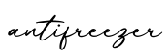 单词antifreezer书写