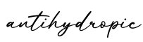 单词antihydropic书写