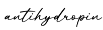 单词antihydropin书写
