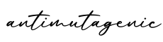 单词antimutagenic书写