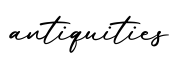 单词antiquities书写
