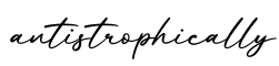 单词antistrophically书写