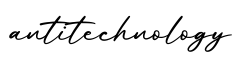 单词antitechnology书写