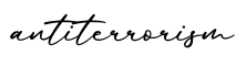 单词antiterrorism书写