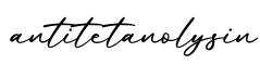 单词antitetanolysin书写