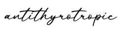 单词antithyrotropic书写