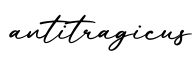 单词antitragicus书写