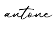 单词antone书写