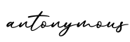单词antonymous书写