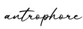 单词antrophore书写