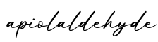 单词apiolaldehyde书写