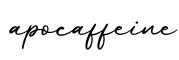 单词apocaffeine书写