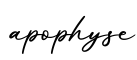 单词apophyse书写