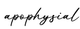 单词apophysial书写