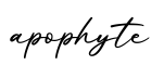 单词apophyte书写