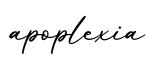 单词apoplexia书写