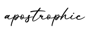 单词apostrophic书写