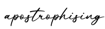 单词apostrophising书写