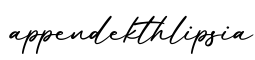 单词appendekthlipsia书写