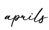 单词aprils书写