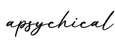 单词apsychical书写