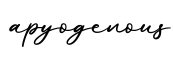单词apyogenous书写