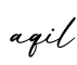 单词aqil书写