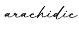 单词arachidic书写