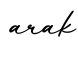 单词arak书写