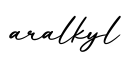 单词aralkyl书写