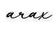 单词arax书写