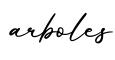 单词arboles书写