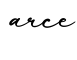 单词arce书写
