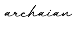 单词archaian书写