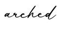 单词arched书写