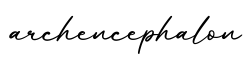 单词archencephalon书写