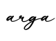 单词arga书写