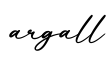 单词argall书写