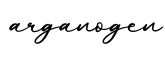 单词arganogen书写