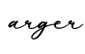单词arger书写