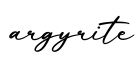单词argyrite书写
