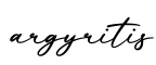 单词argyritis书写